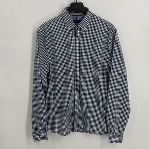 Tommy Hilfiger Cotton Long Sleeve Slim Fit Button Down Shirt - Size 16 1/2